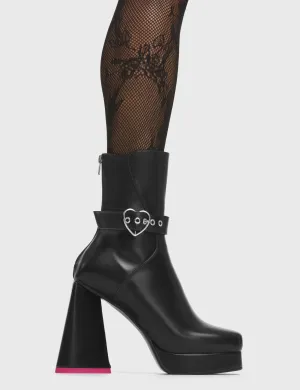 All Yours Platform Ankle Boots