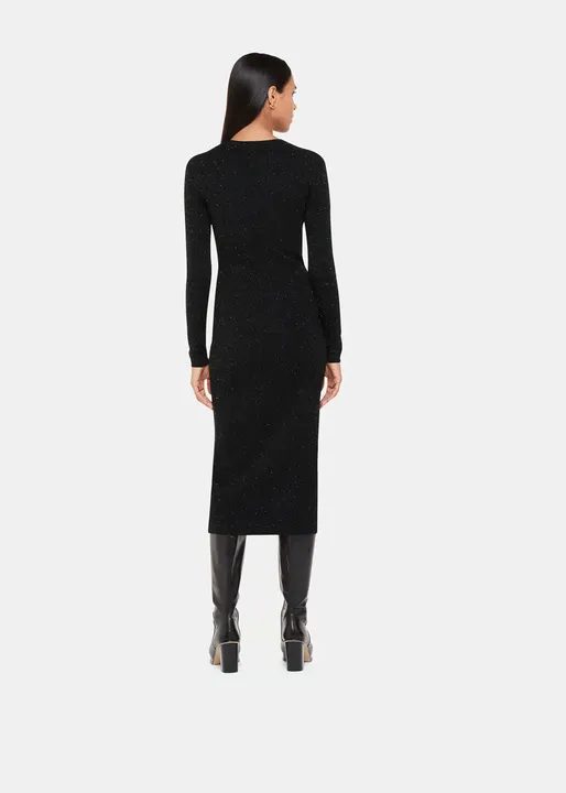 Annie Sparkle Knit Dress - Black