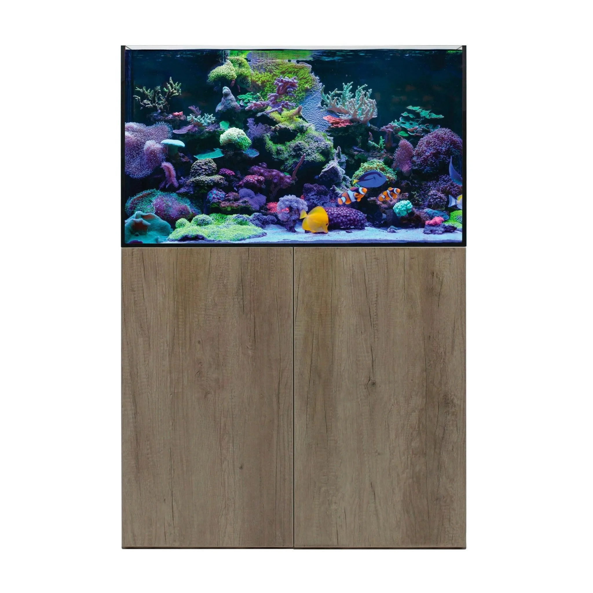 Aqua One ReefSys 255 Aquarium and Cabinet - Grey Nebraska Oak