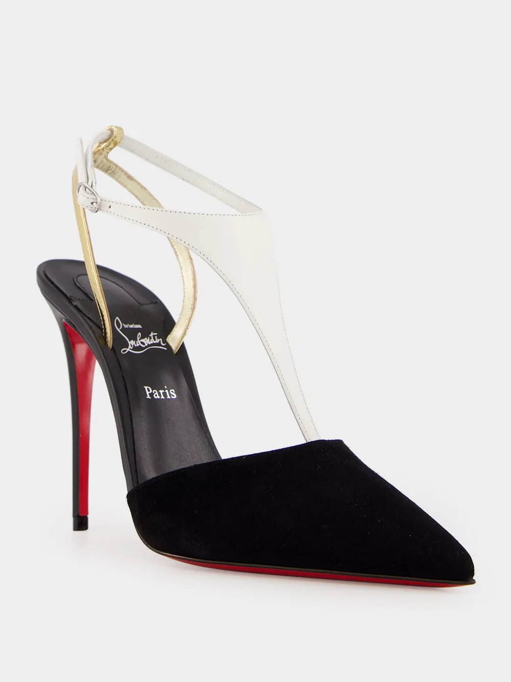 Athina 100 mm Black Pumps