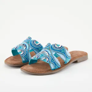 AZURA GEORGYS SLIDE SANDALS