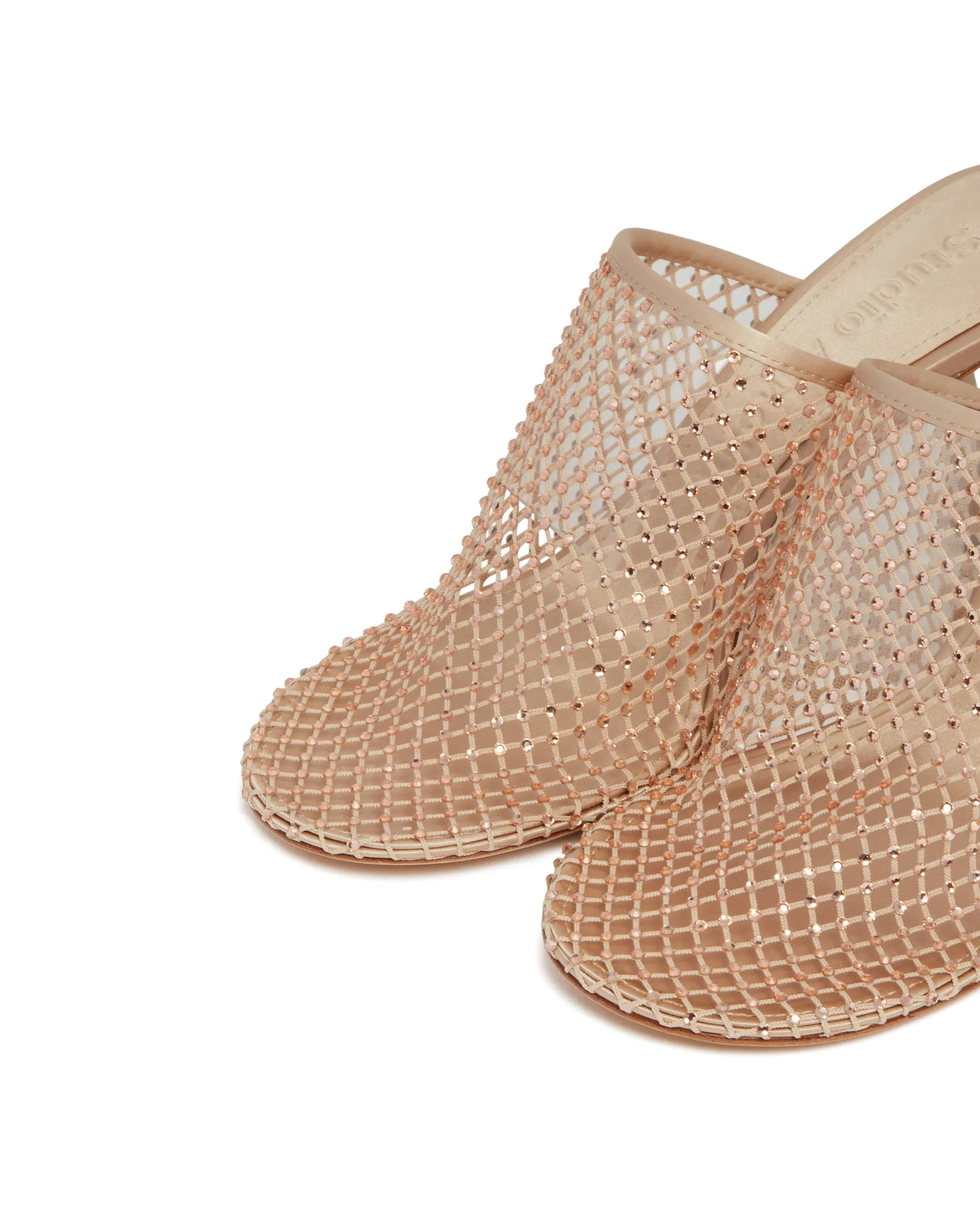 Beige Dolly Mules