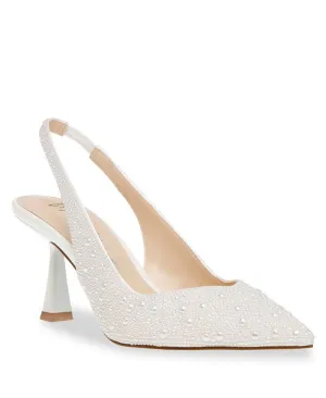 Betsey Johnson Women's Clark Open Toe Evening Shoes, Ivory/Cream