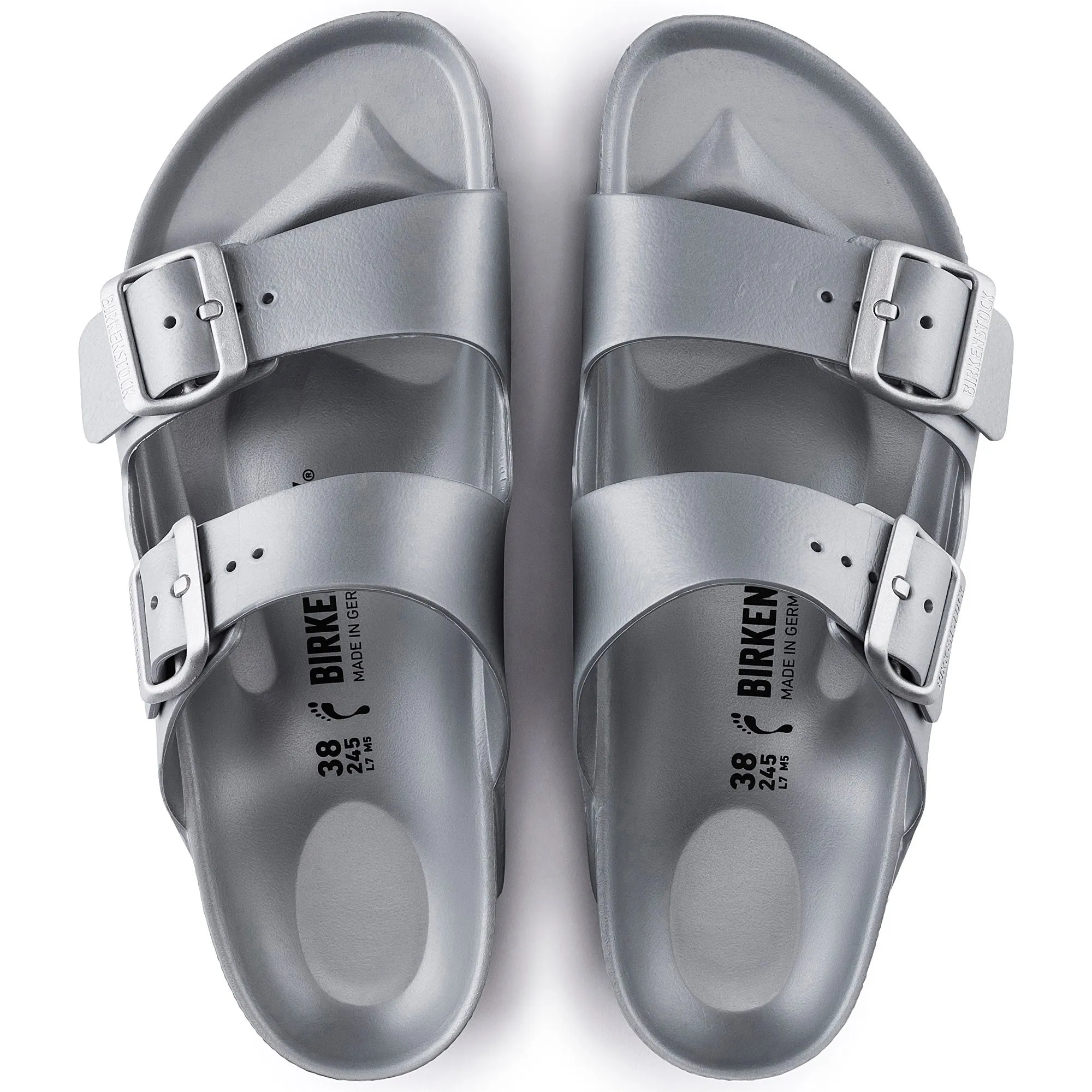 Birkenstock Arizona EVA metallic silver