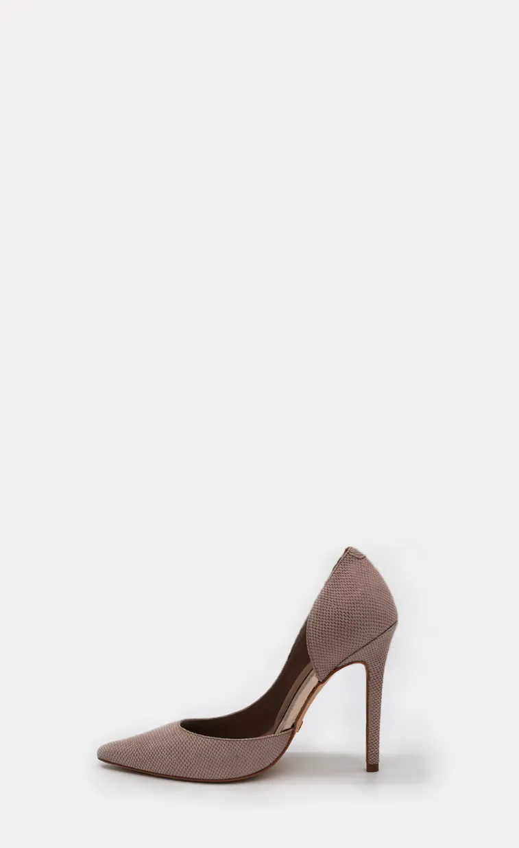 BLONDISH SNAKE BLUSH STILETTO