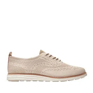 Cole Haan Women's Originalgrand Stitchlite Wingtip Oxford in Beige