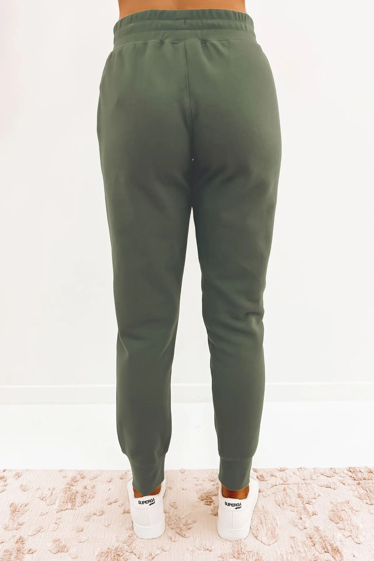 Colide Track Pant Washed Army