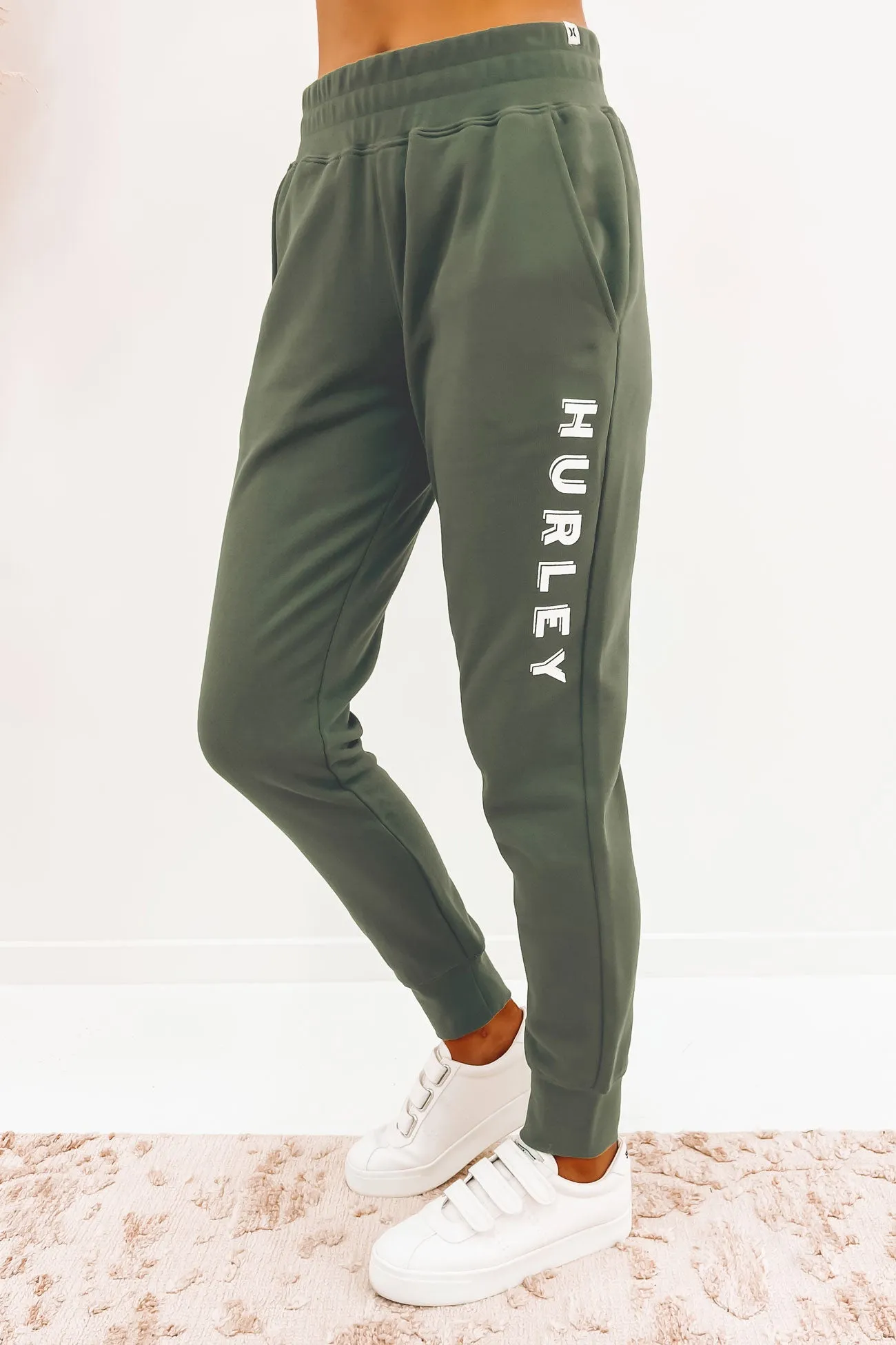 Colide Track Pant Washed Army