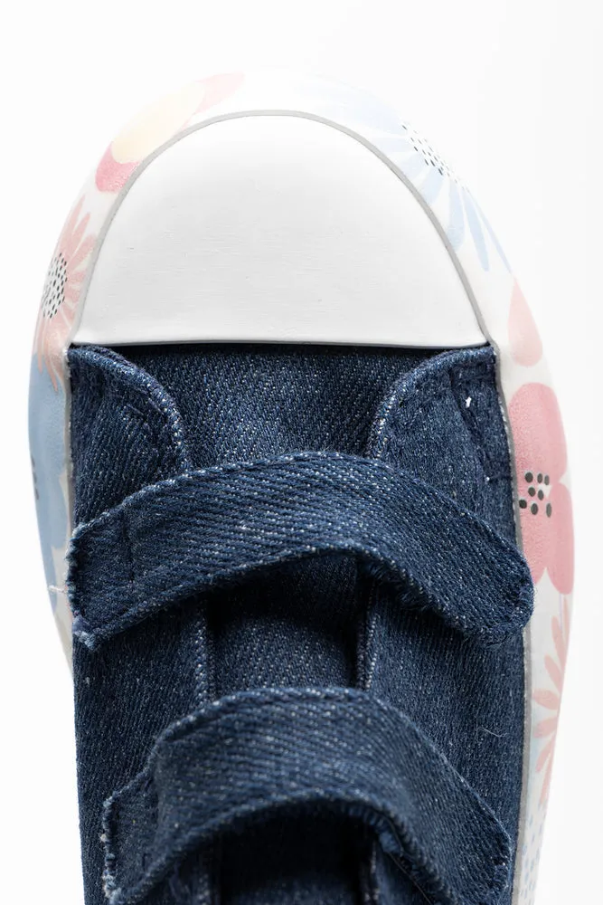 Denim Double Velcro Sneaker