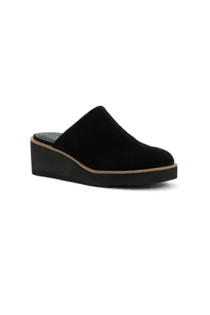 Edmond Wedge Mules - Black