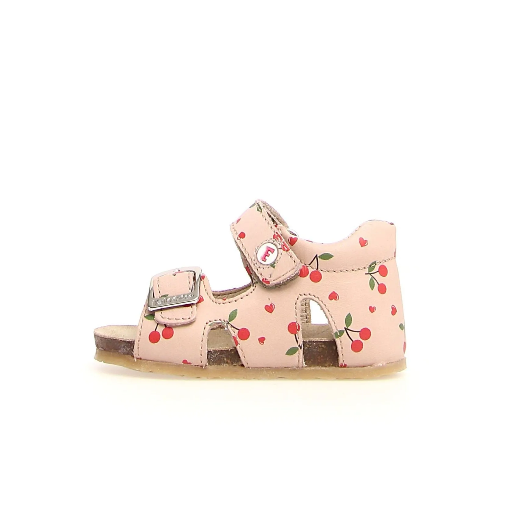 Falcotto Bea Girl's Sandals - Pretty Cherries Cipria