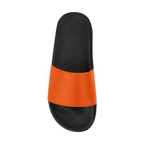 Flip-Flop Sandals, Bright Orange Women's Slides