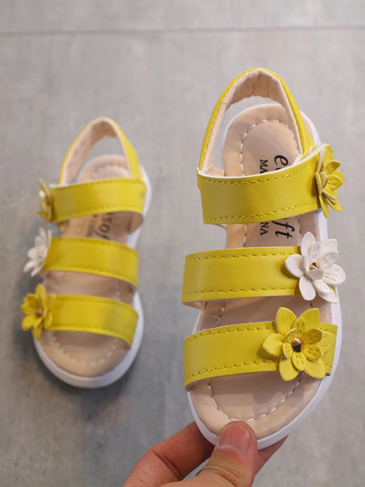 Flower Power Sandals By Liv and Mia