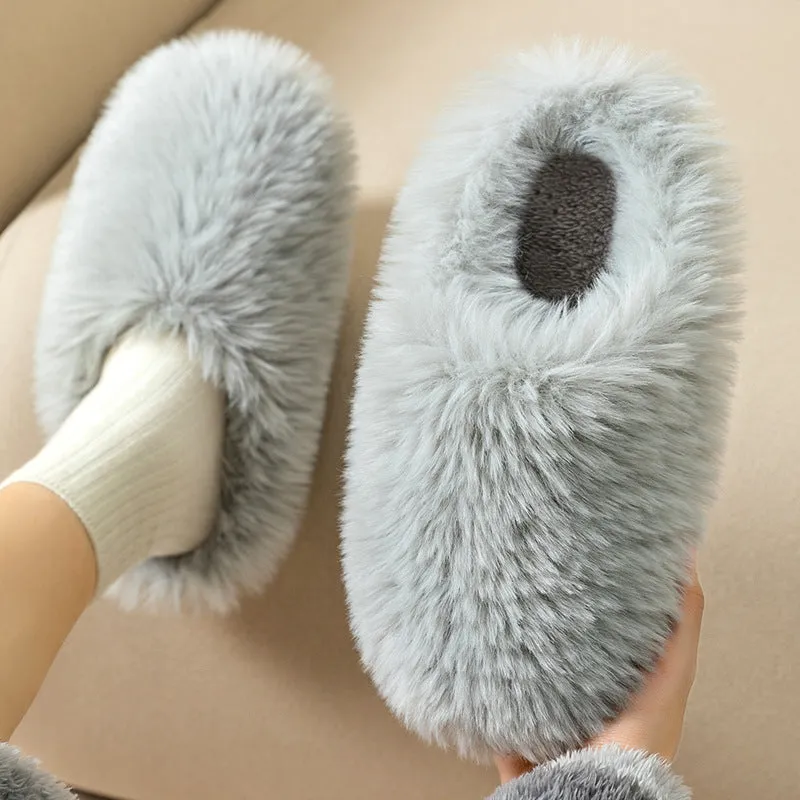 Fluffy Fuzzy Slippers for Women