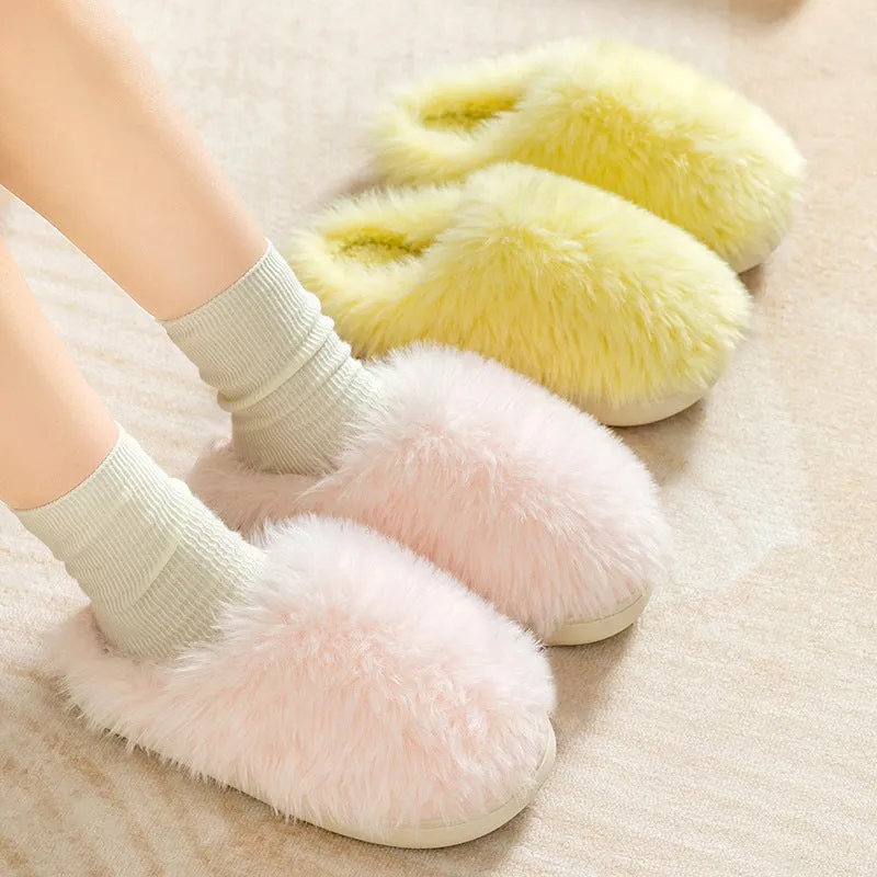 Fluffy Fuzzy Slippers for Women