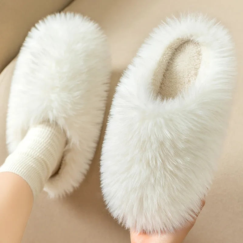 Fluffy Fuzzy Slippers for Women