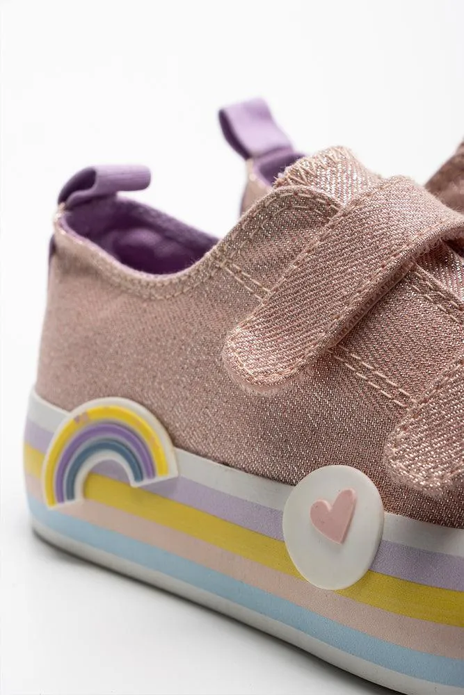 Glitter Rainbow Sneaker Pink