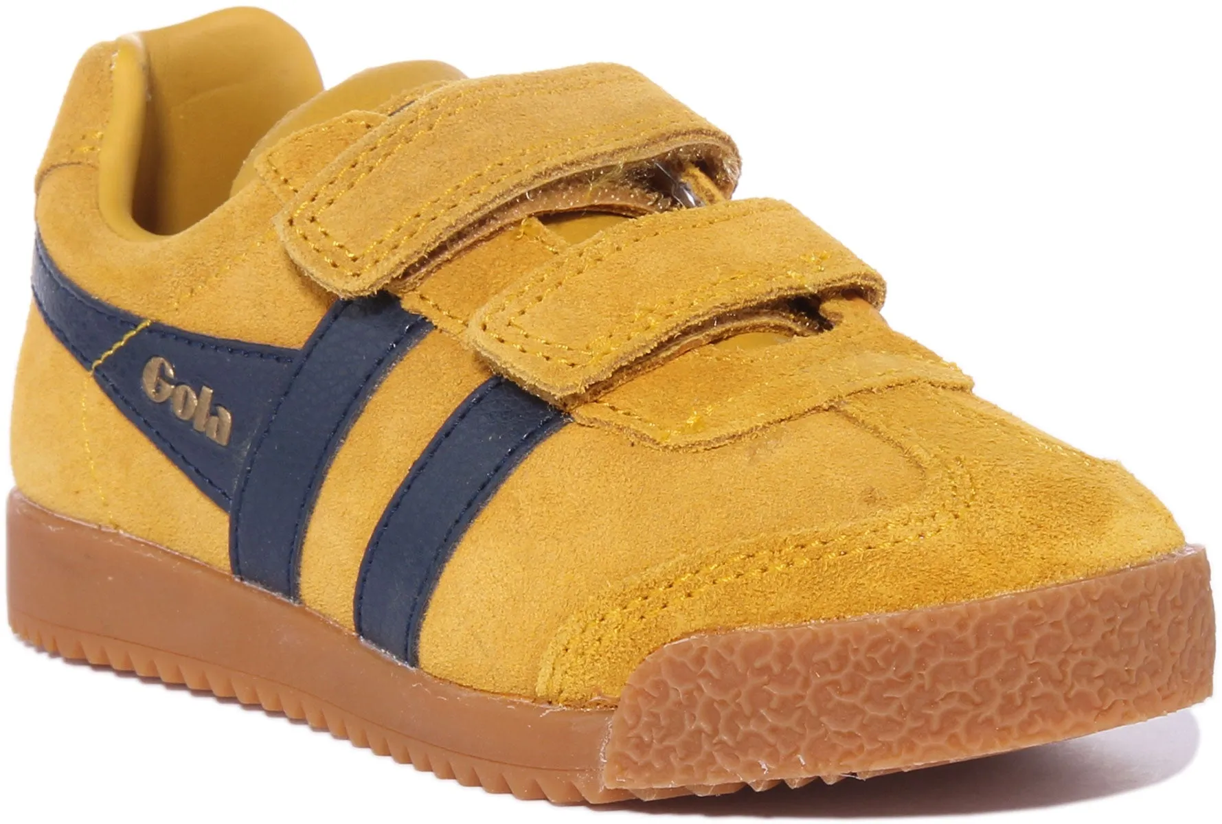 Gola Classics Harrier Velcro In Yellow For Kids