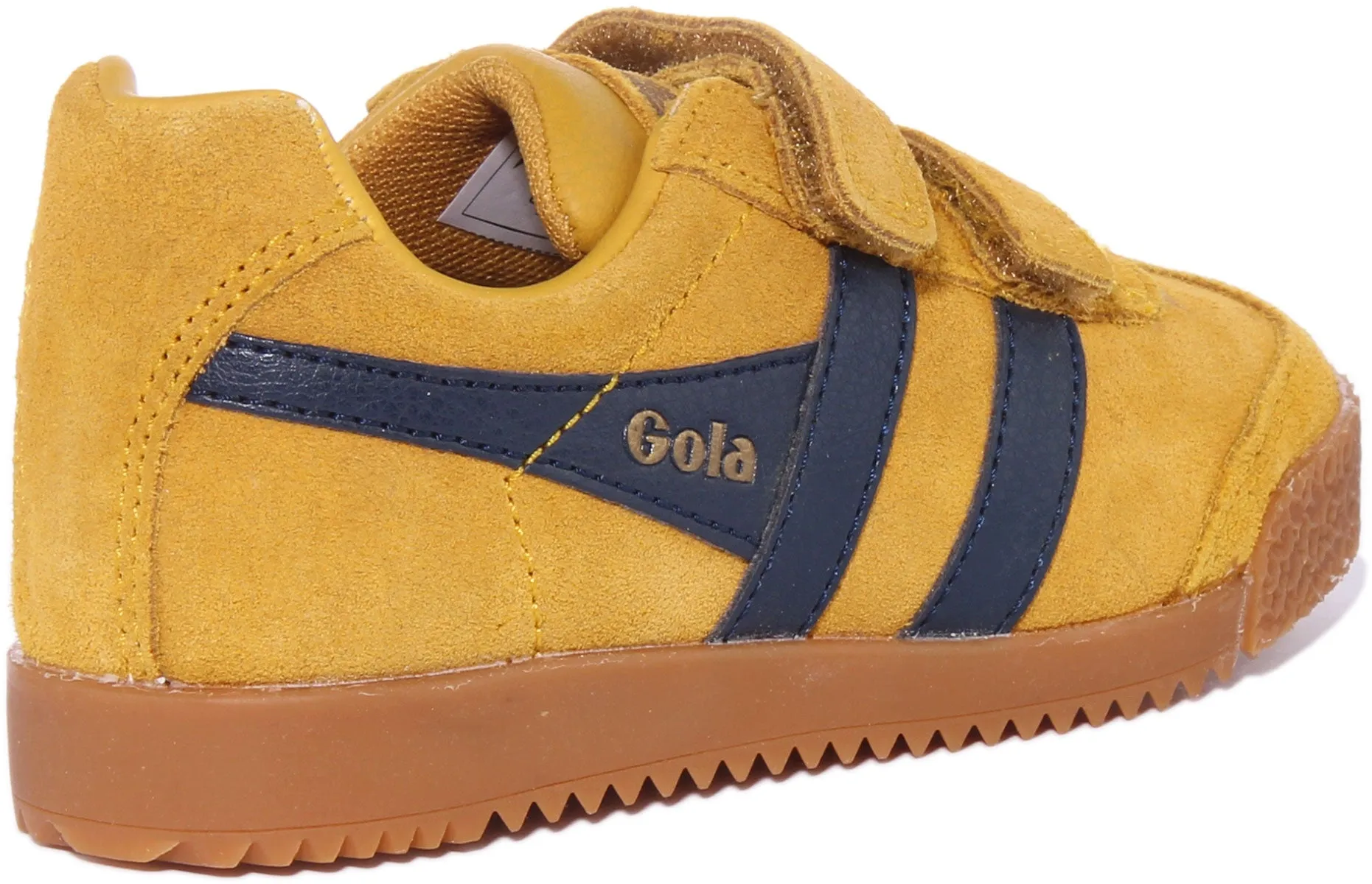 Gola Classics Harrier Velcro In Yellow For Kids