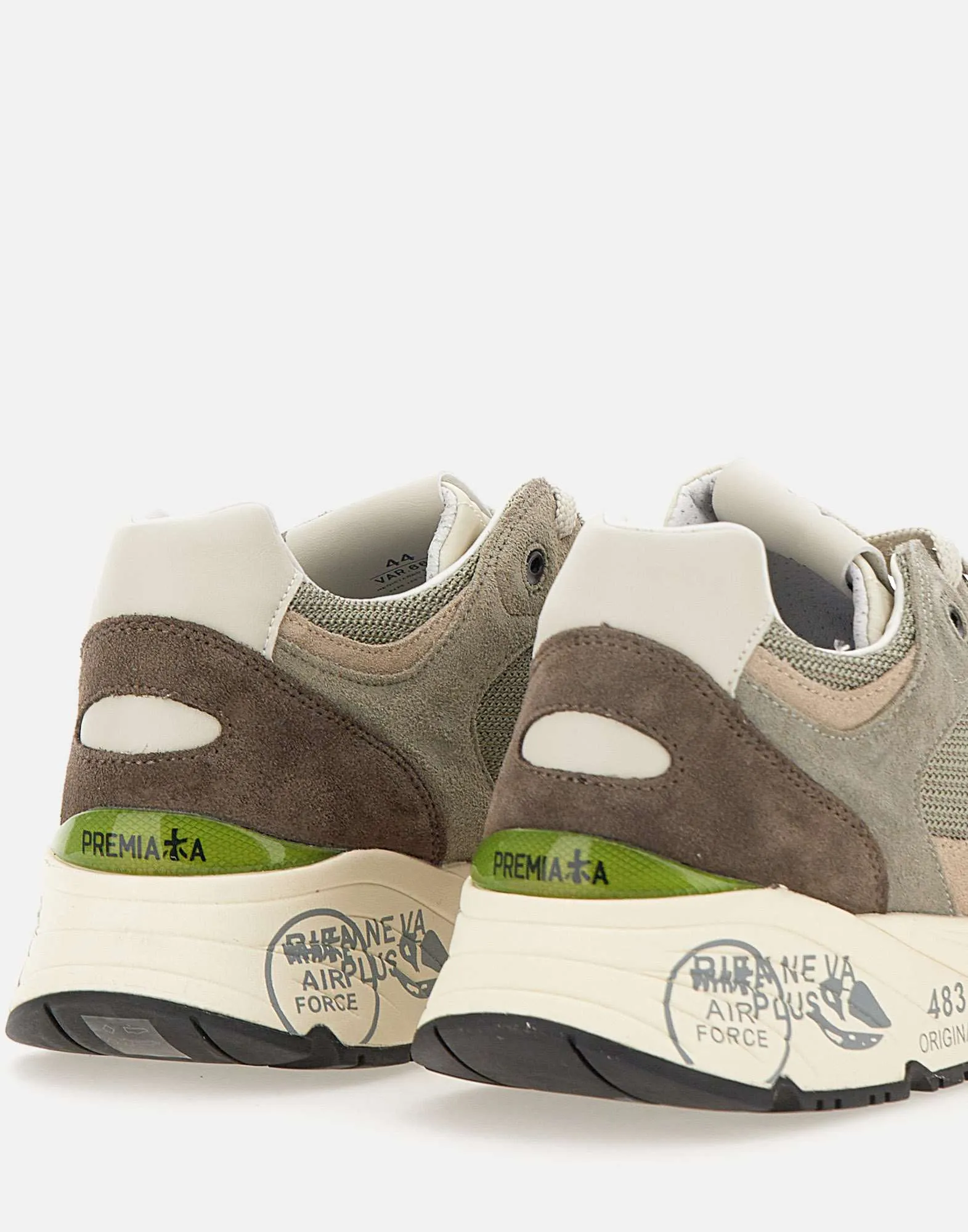 Grey and Taupe Vintage Sneakers