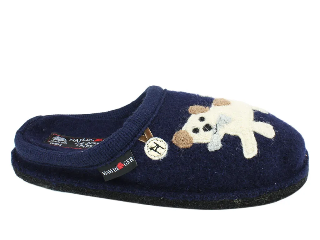 Haflinger Slippers Flair Fido Navy