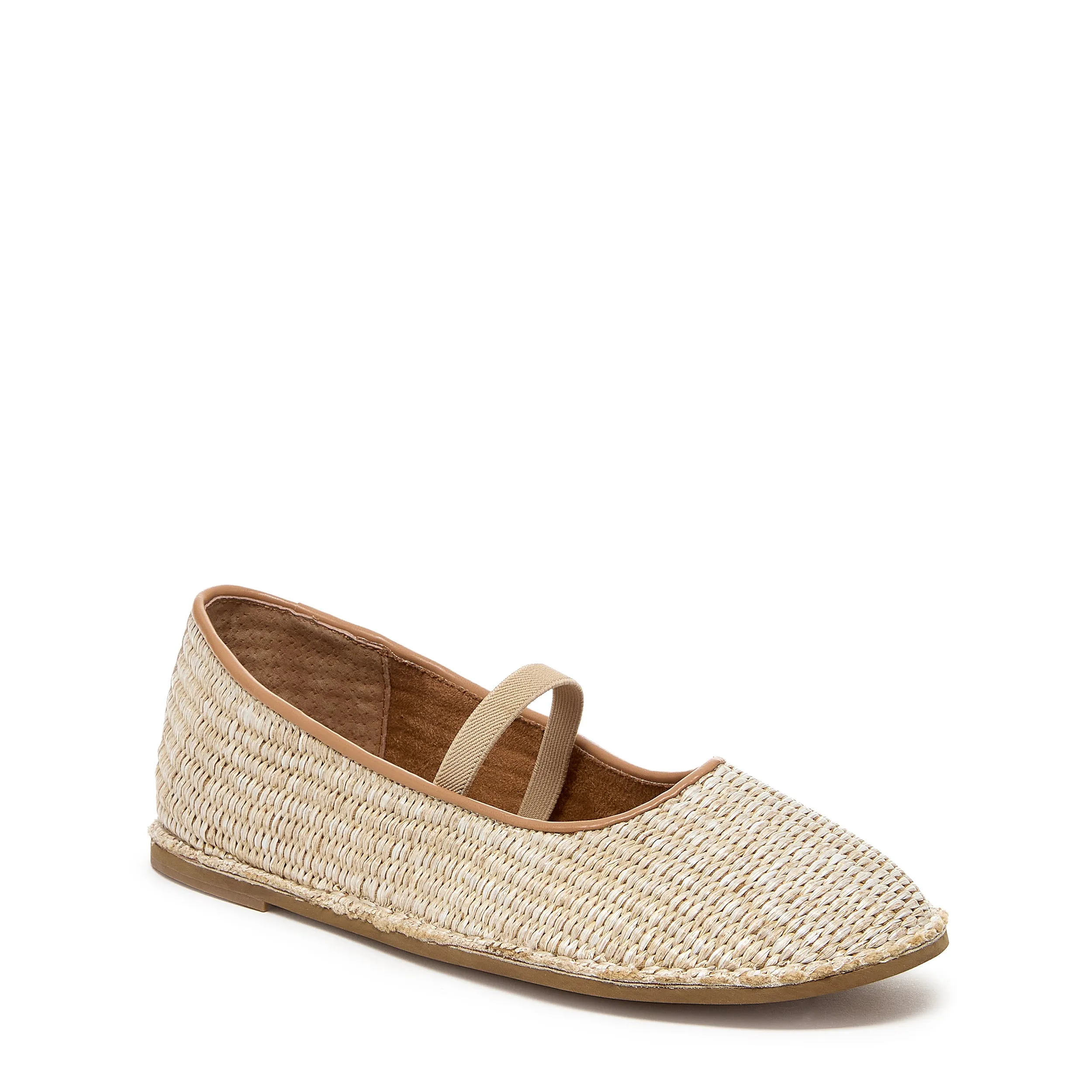 Harper Raffia Mary Jane Flats