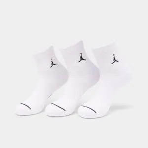 Jordan Everyday Ankle Socks (3 Pack) White / Black