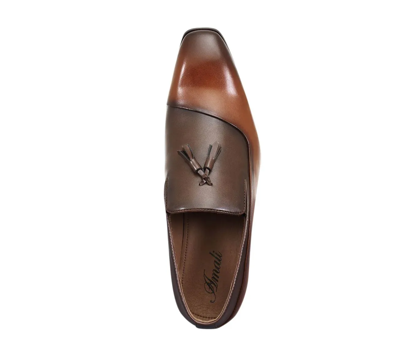 KURT065, Amali - Men's Dress Shoes - Tan/Brown (7.5-12)