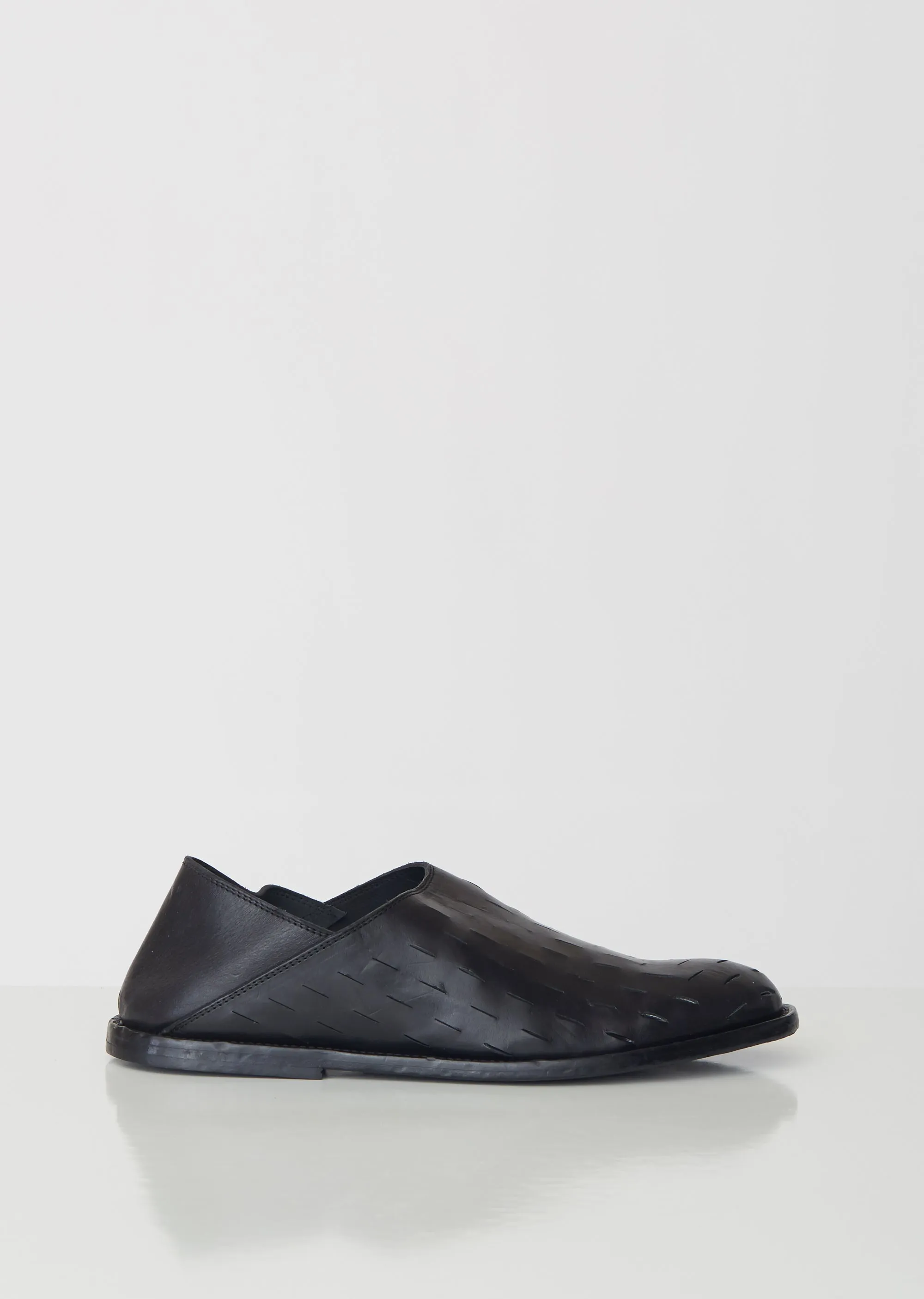 Leather Fold-Down Flats