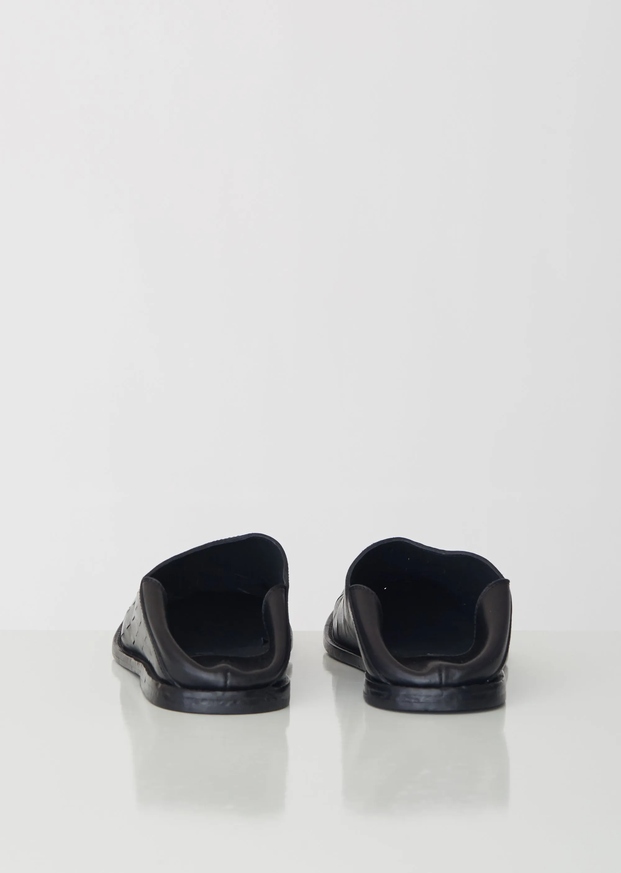 Leather Fold-Down Flats