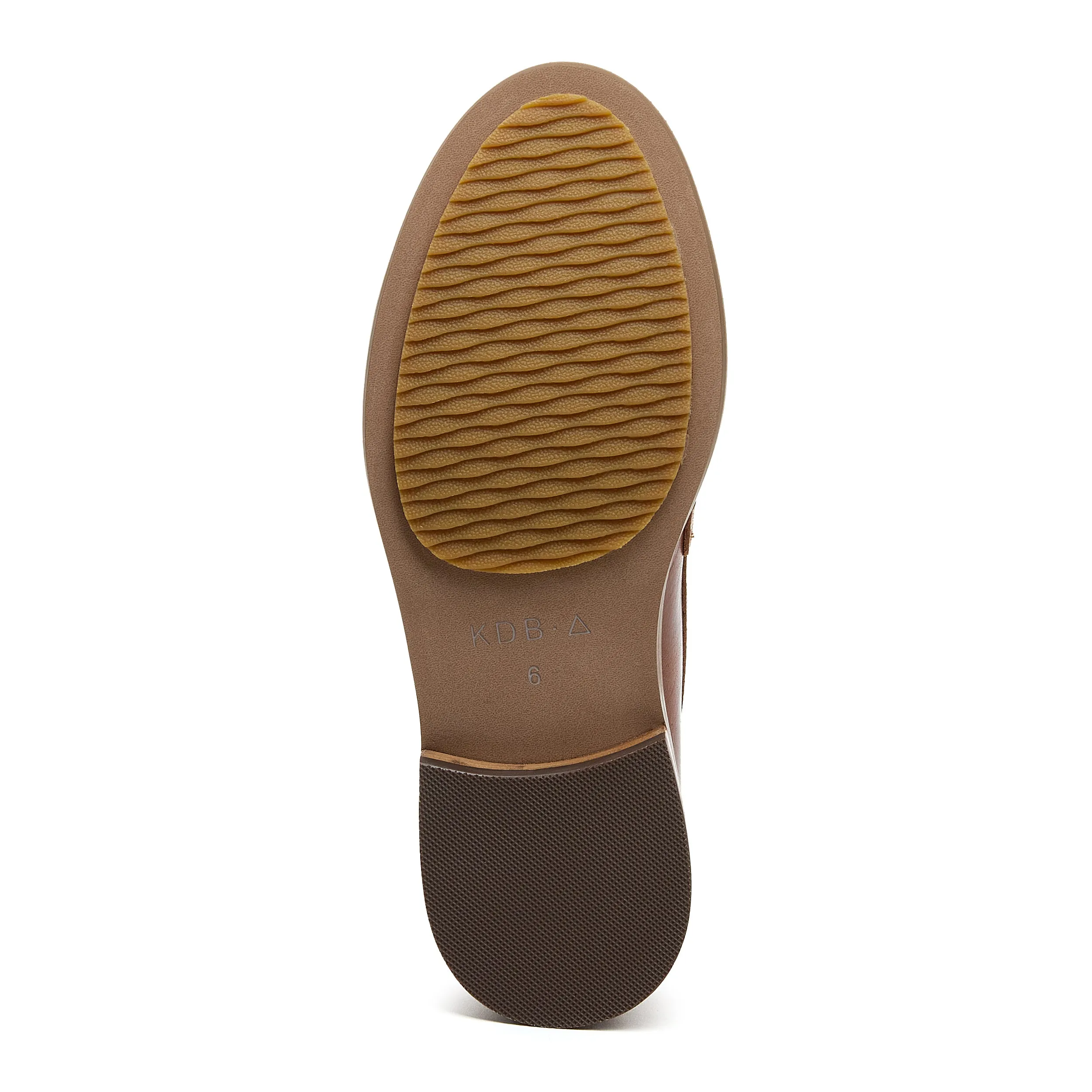 Lens Caramel Leather Loafers