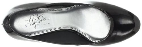 LifeStride Women's, Parigi Pump Black Patent 12 WW