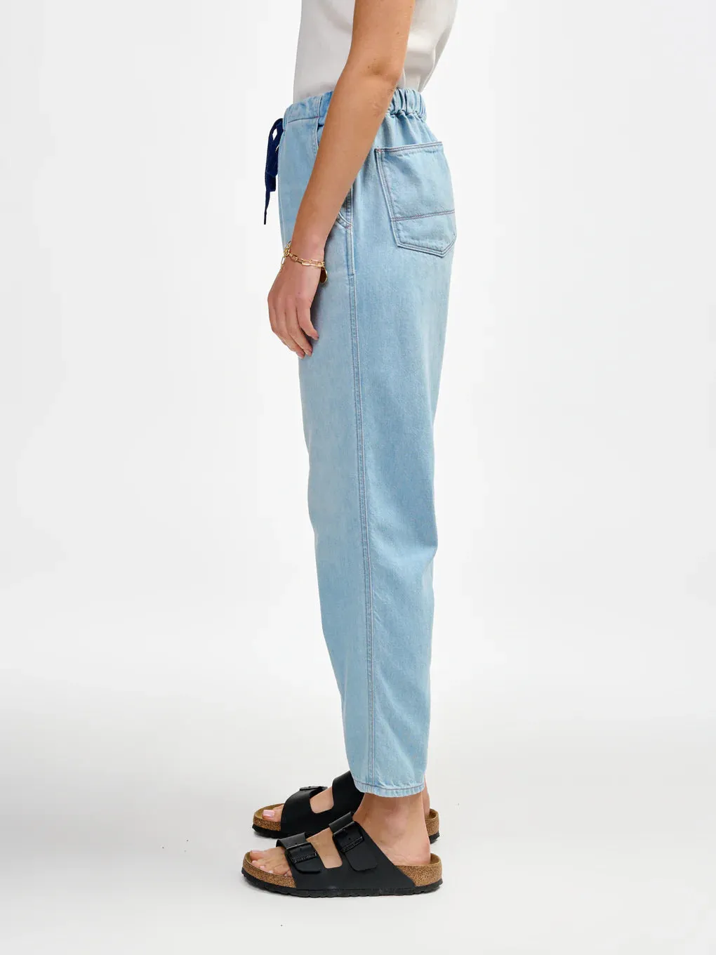 Light Blue Pizzy Pant