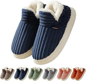 Man Cave X Luxe LSS Christmas Winter Cotton Warm Indoor Outdoor Plush Shoes Fleece Snow Slippers