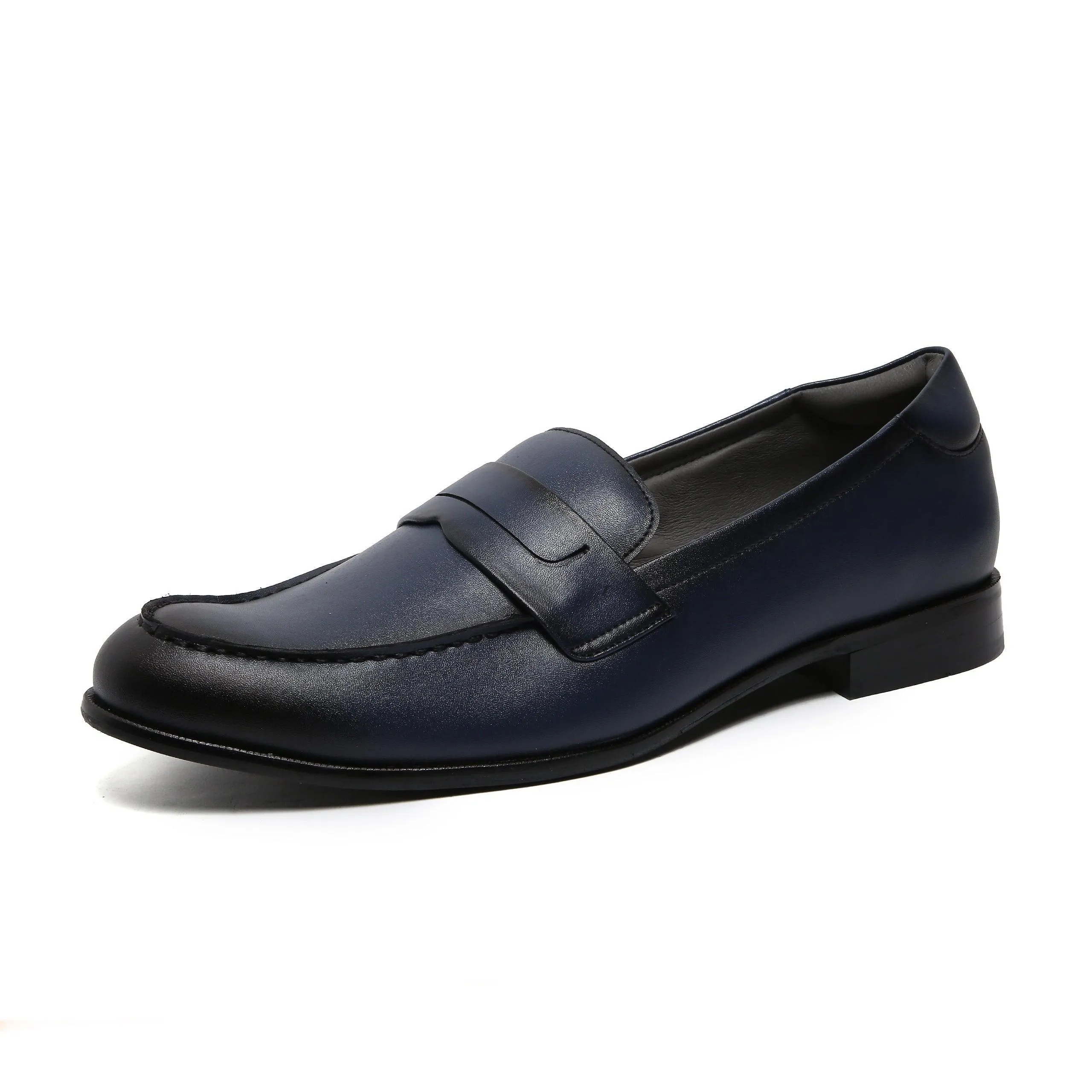 MARCEL - MIDNIGHT BLUE DUAL TONE PENNY SLIP-ON