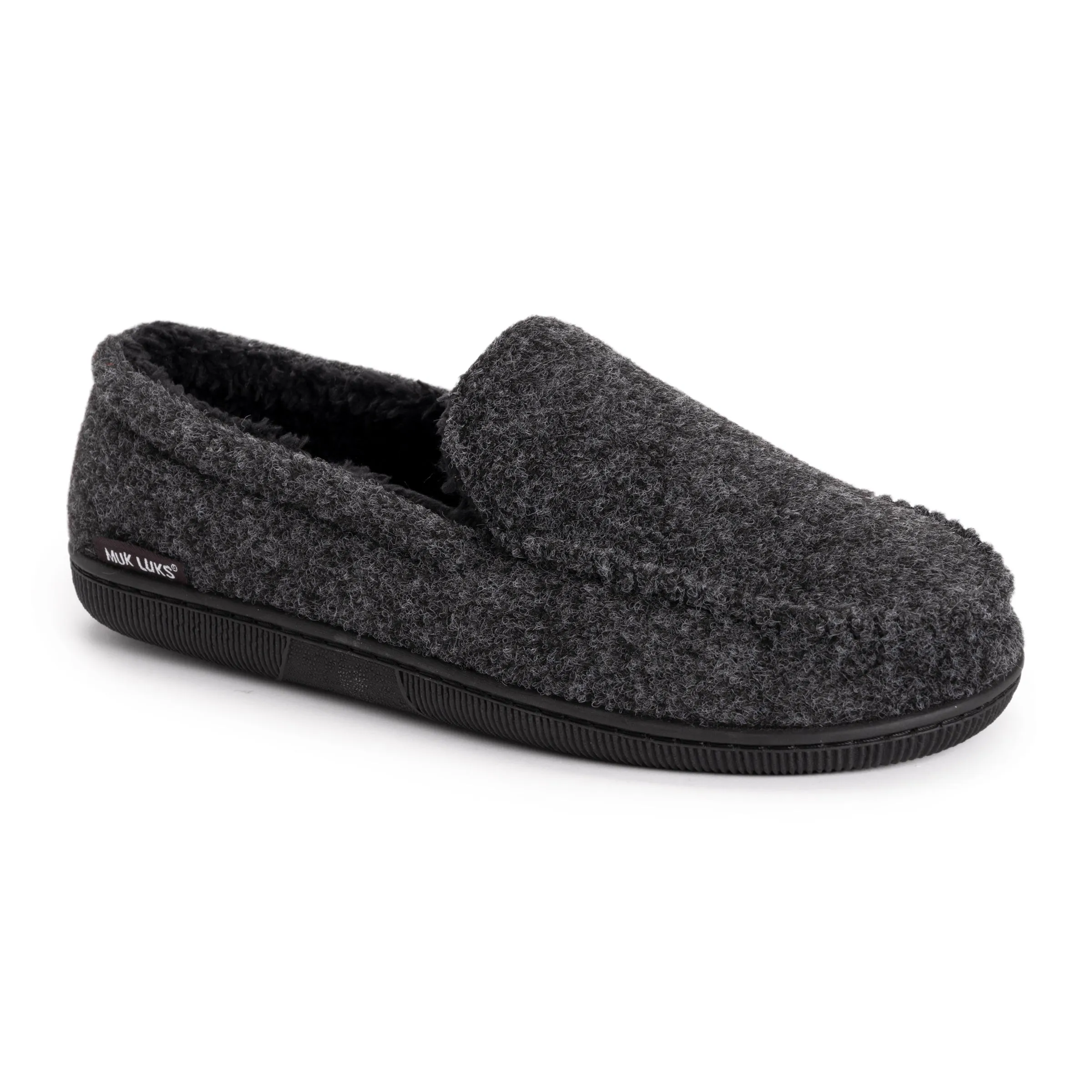 Men's Faux Wool Moccasin Slippers