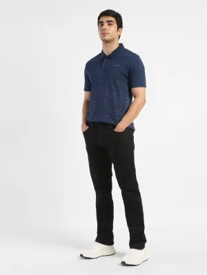 Men's Self Design Polo T-shirt