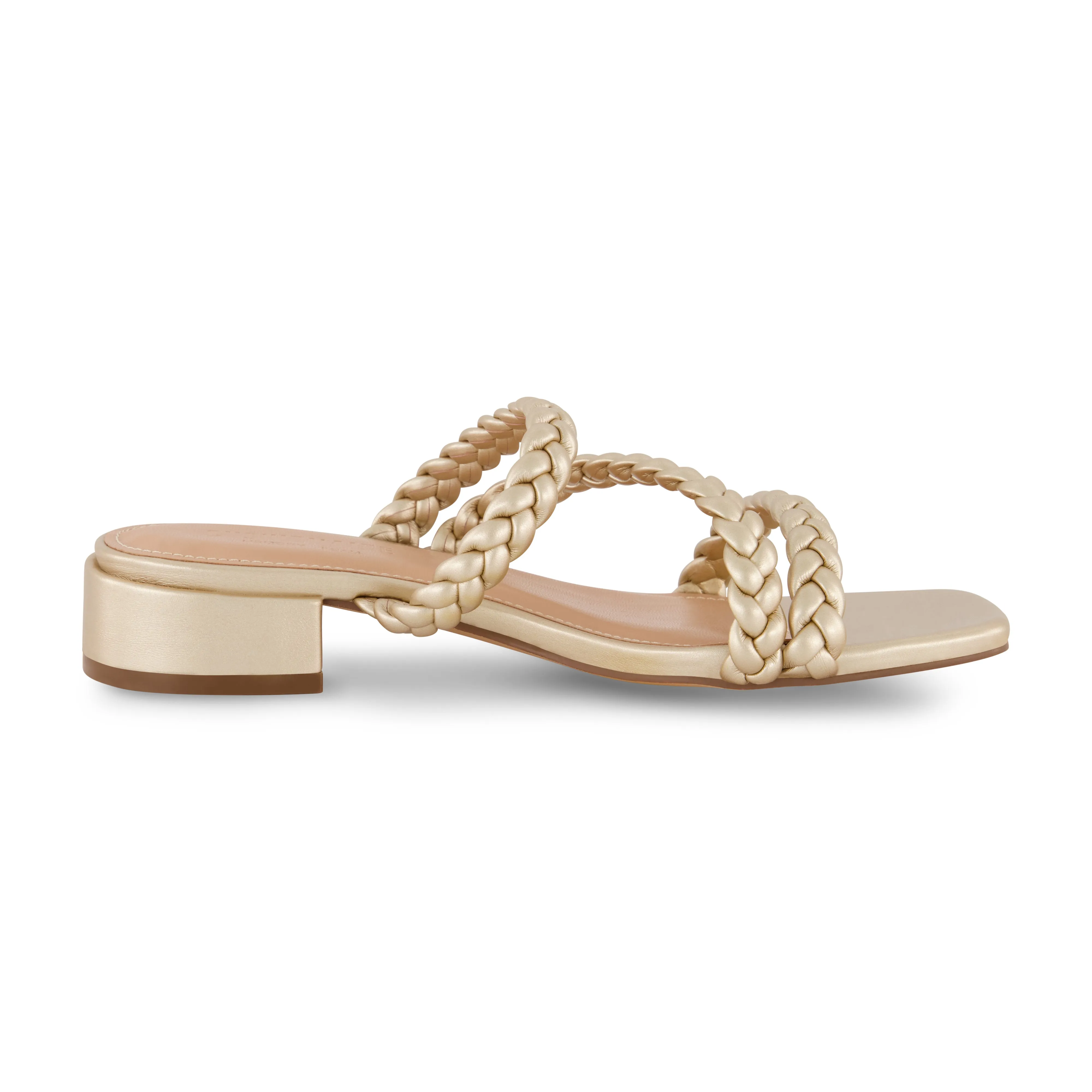 Newton Braided Block Heel Sandal