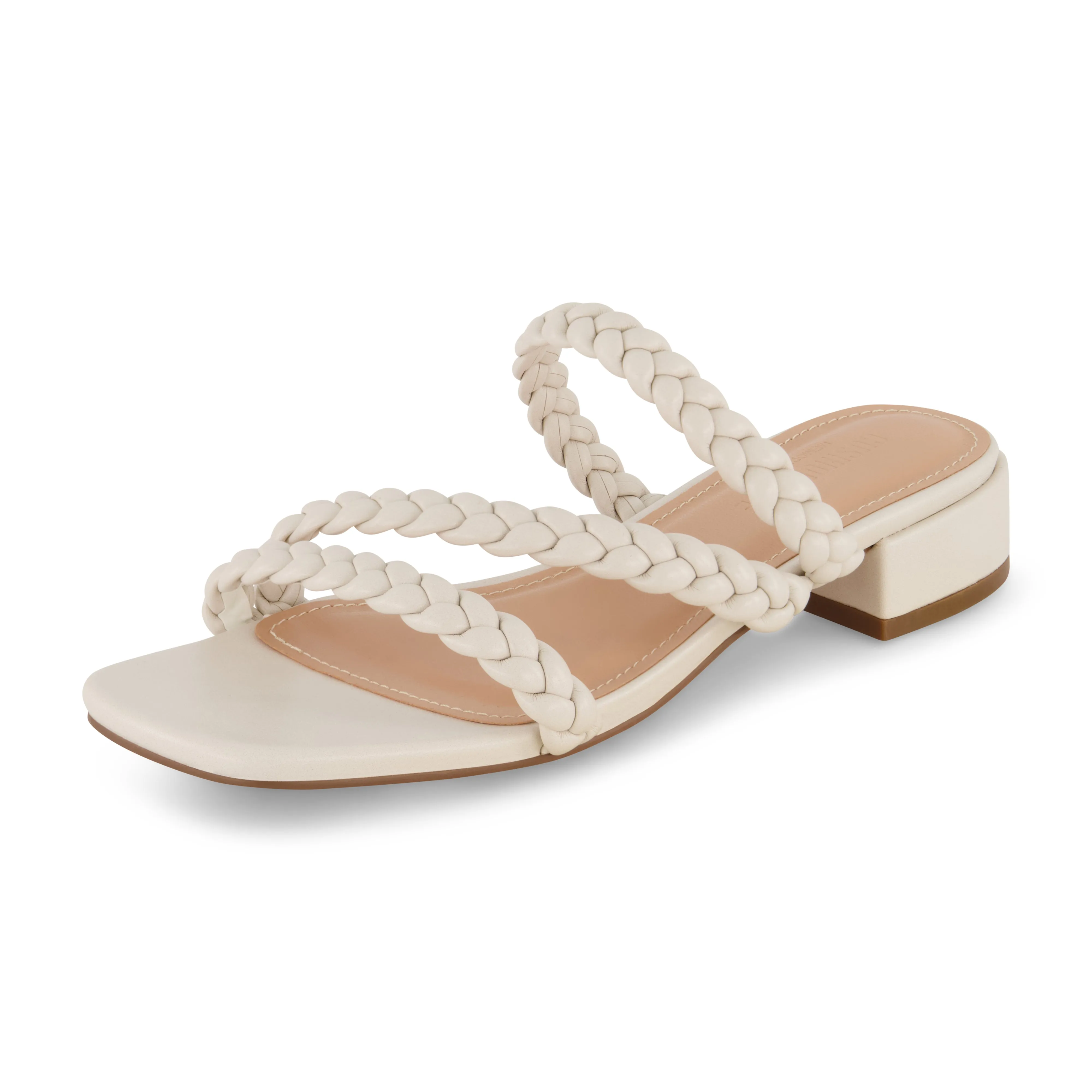 Newton Braided Block Heel Sandal