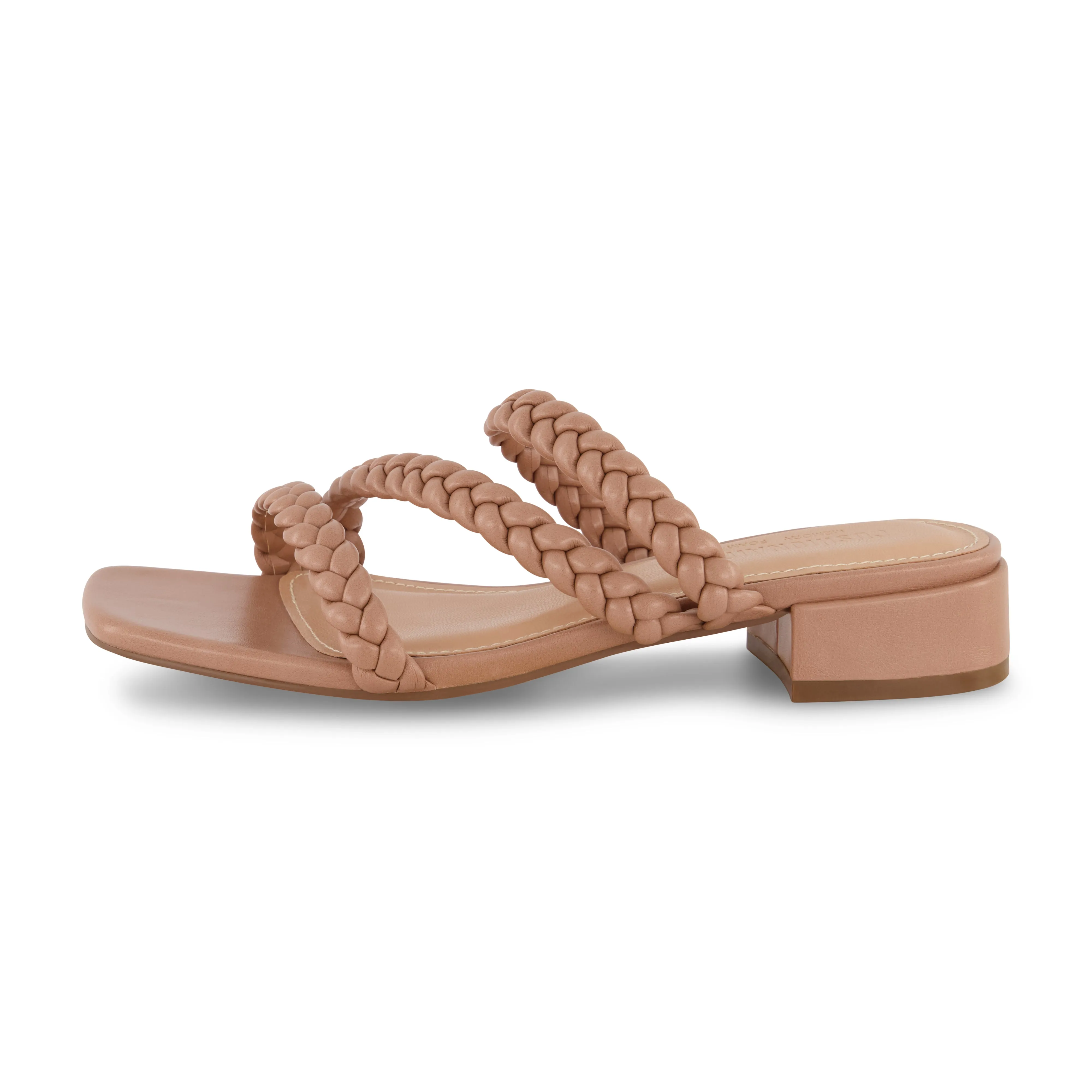 Newton Braided Block Heel Sandal