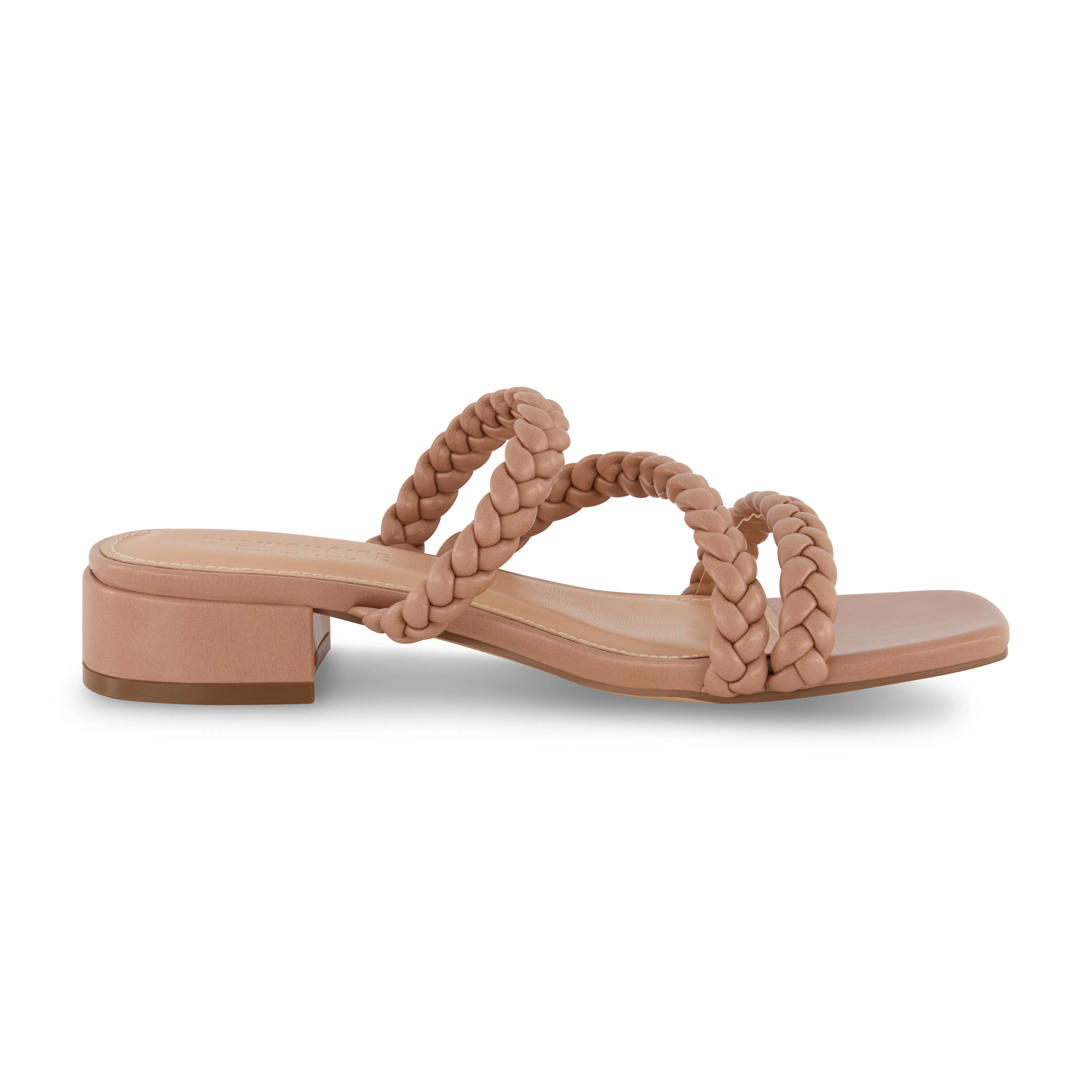 Newton Braided Block Heel Sandal