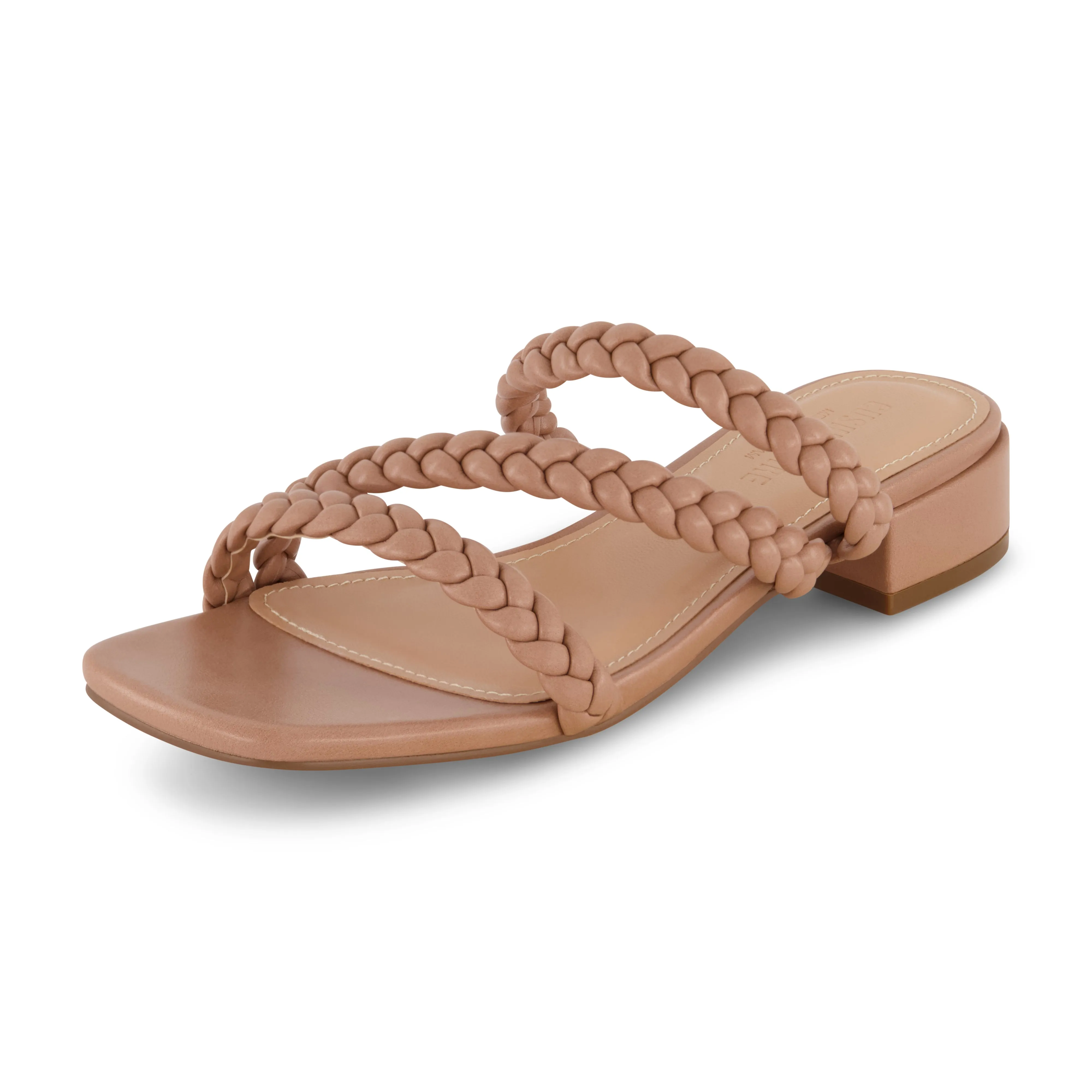 Newton Braided Block Heel Sandal