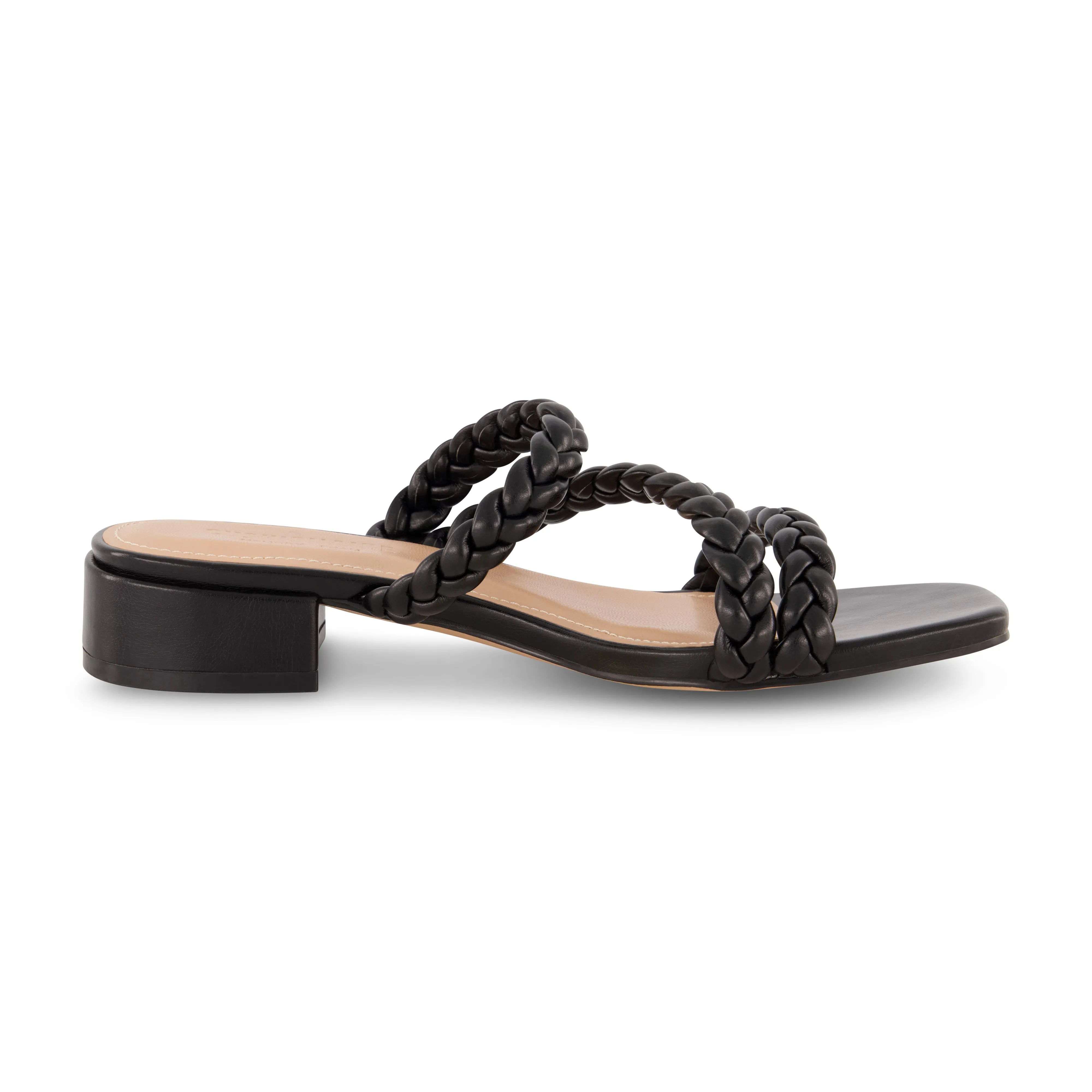 Newton Braided Block Heel Sandal