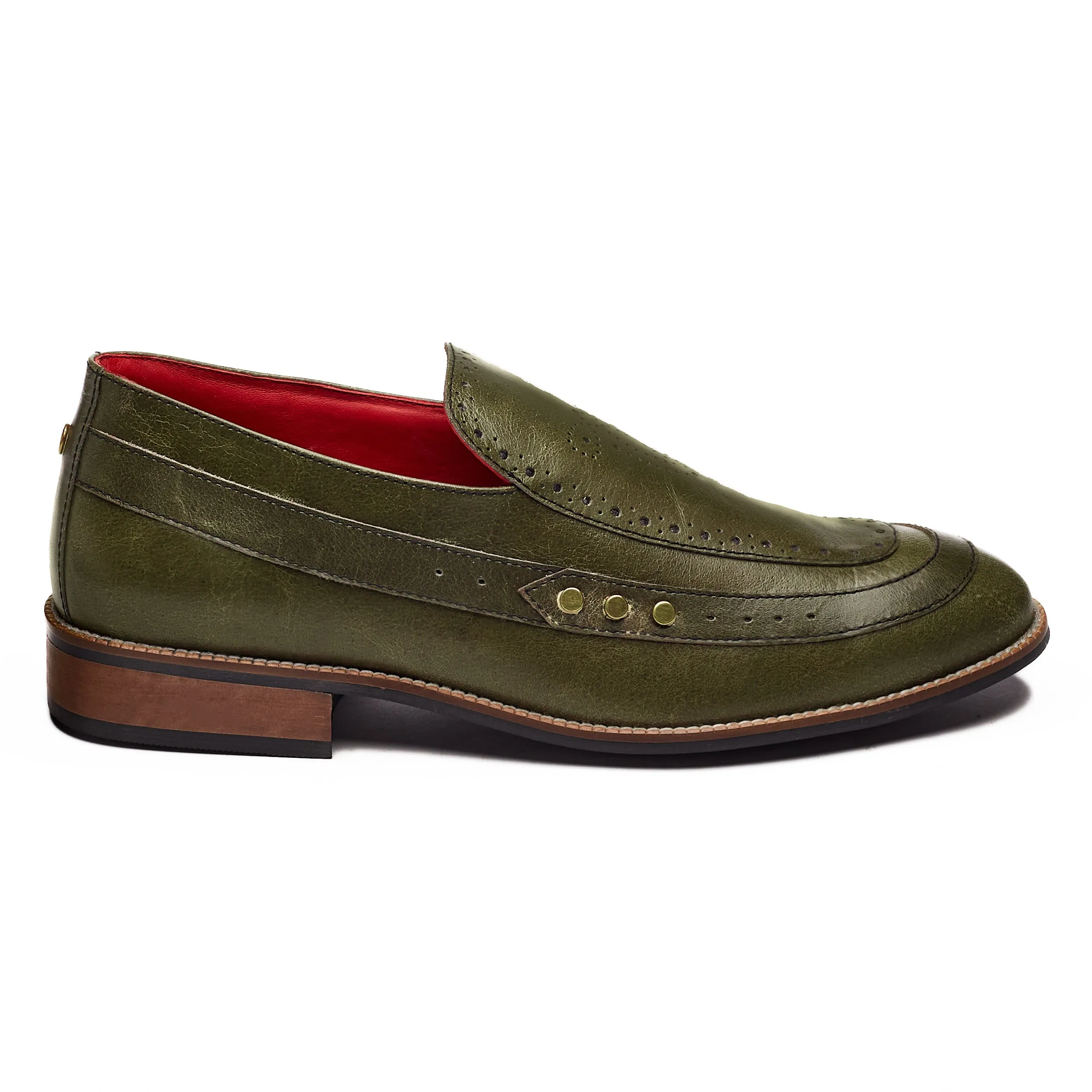 Nizam Loafers Men – Olive