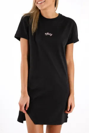 Odyssey Tee Dress Black