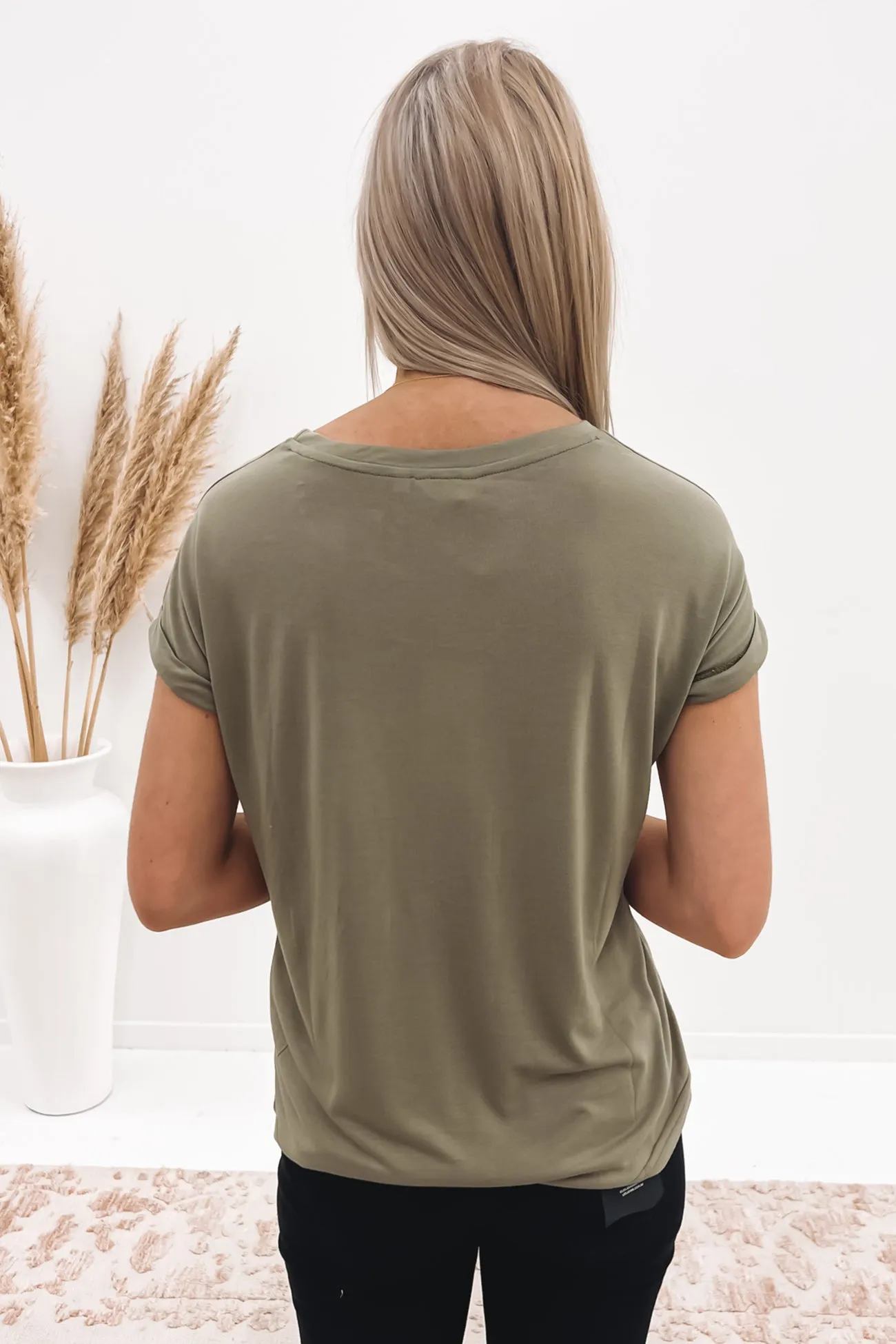 On A Roll Tee Khaki