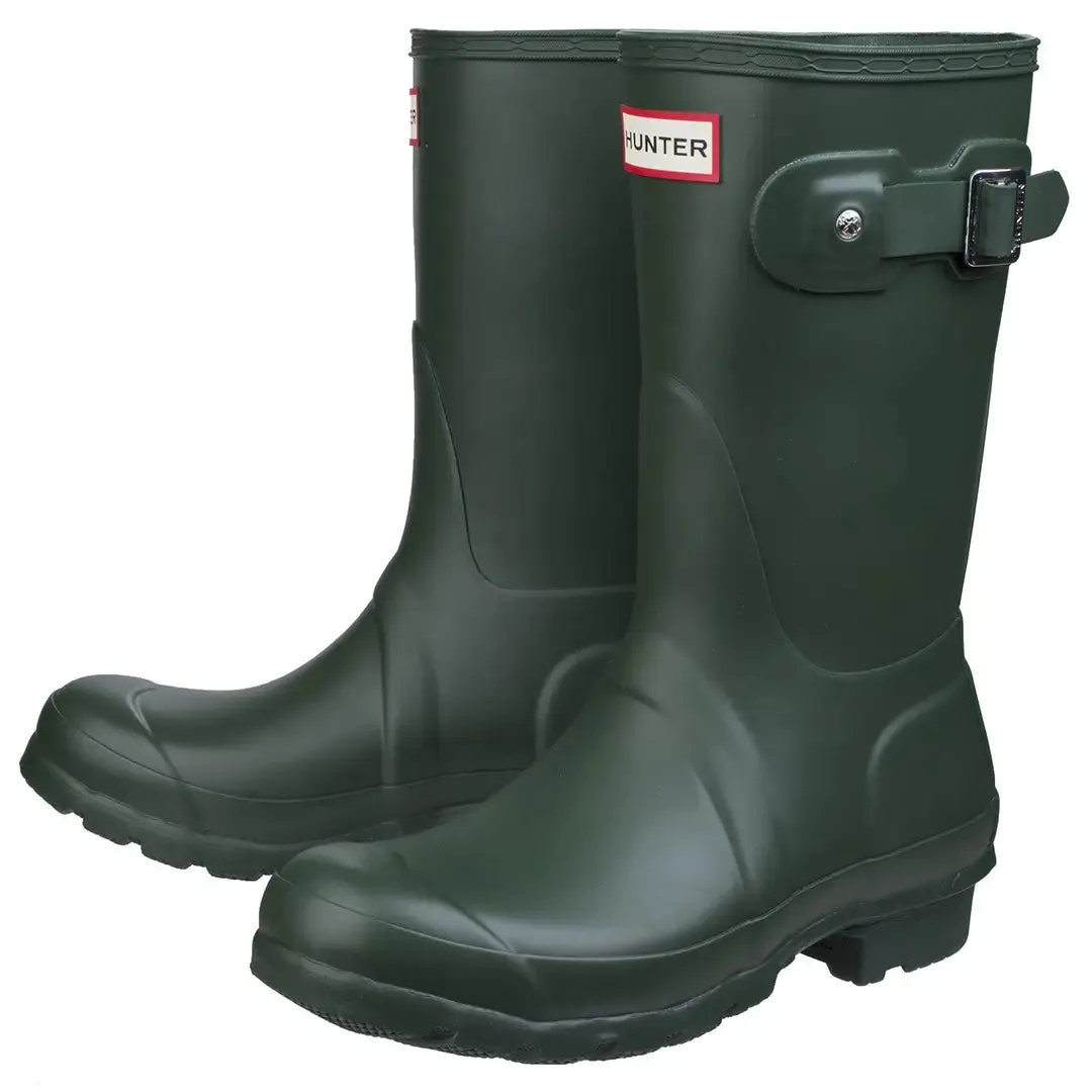 Original Short Wellington Boots Hunter Green by Hunter