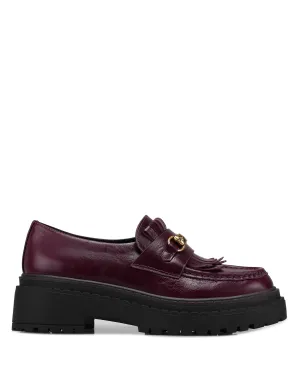 Perry Burgundy Leather