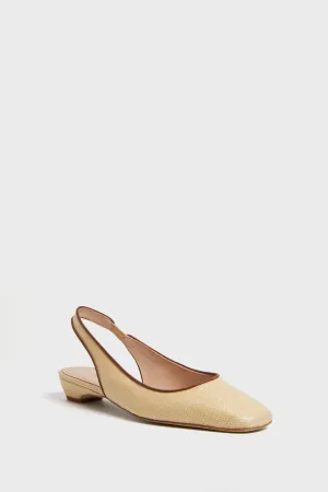 Raffia Liv Slingback Flats