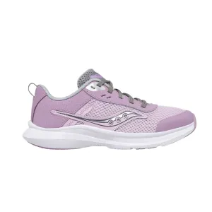 Saucony Orchid/Grey Axon 3 Youth Sneaker